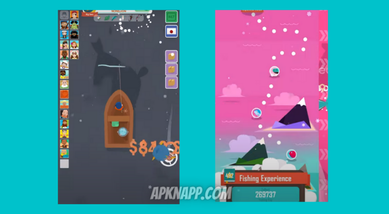 gameplay of hooked inc mod apk