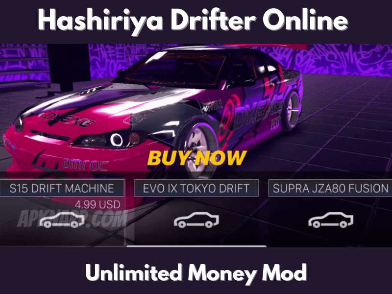 Hashiriya Drifter Mod APK v2.3.7- Unlimited Money/All Cars in 2023