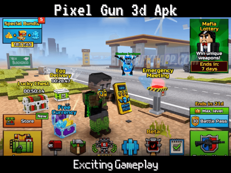 Pixel gun 3d hack apk 