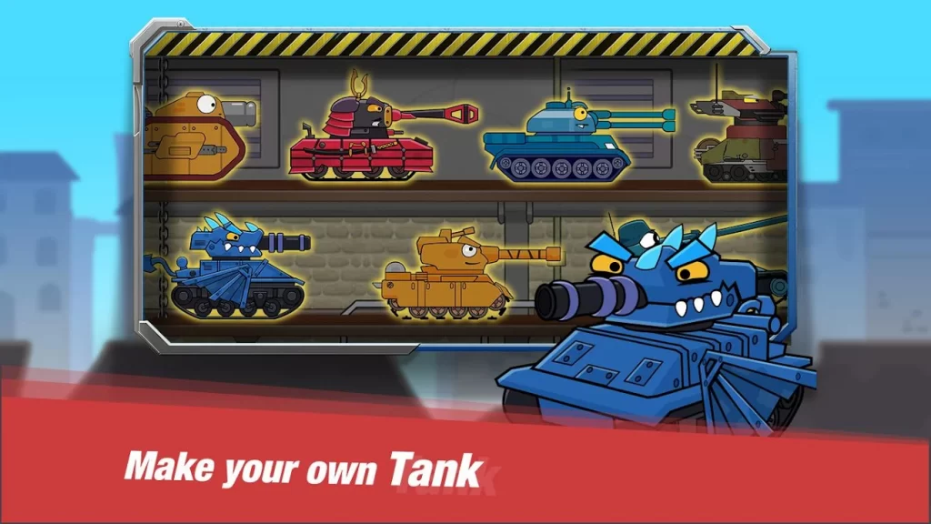 Tank Heroes Mod APK 2023-Get Unlimited Money/Gold & FREE Shopping 1