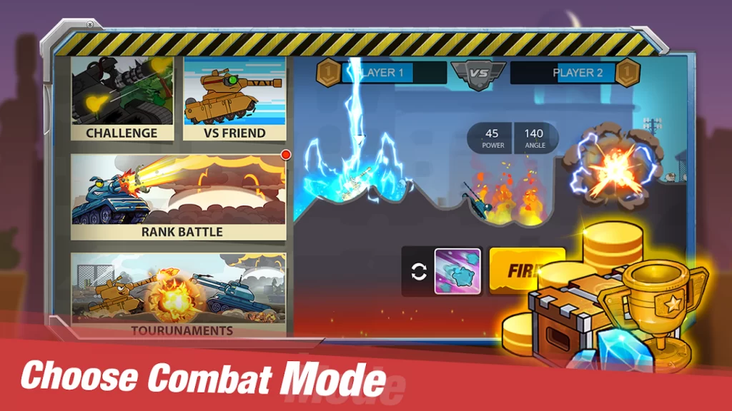 Tank Heroes Mod APK 2023-Get Unlimited Money/Gold & FREE Shopping 5