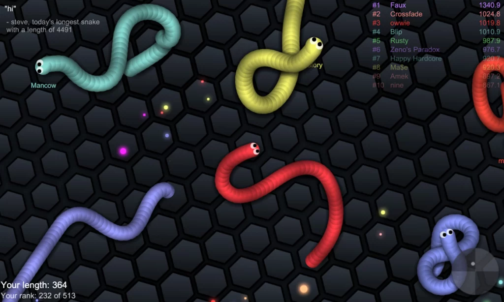 Get Slither.io MOD APK – FREE Download (VIP GOD MOD/Invisible Skins) 3