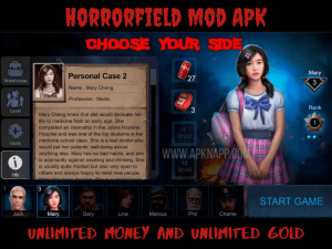 Horrorfield Mod APK 2024 Unlimited Money/Gold/Unlocked All Characters 1