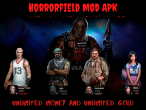 Horrorfield Mod APK 2023 Unlimited Money/Gold/Unlocked All Characters 3