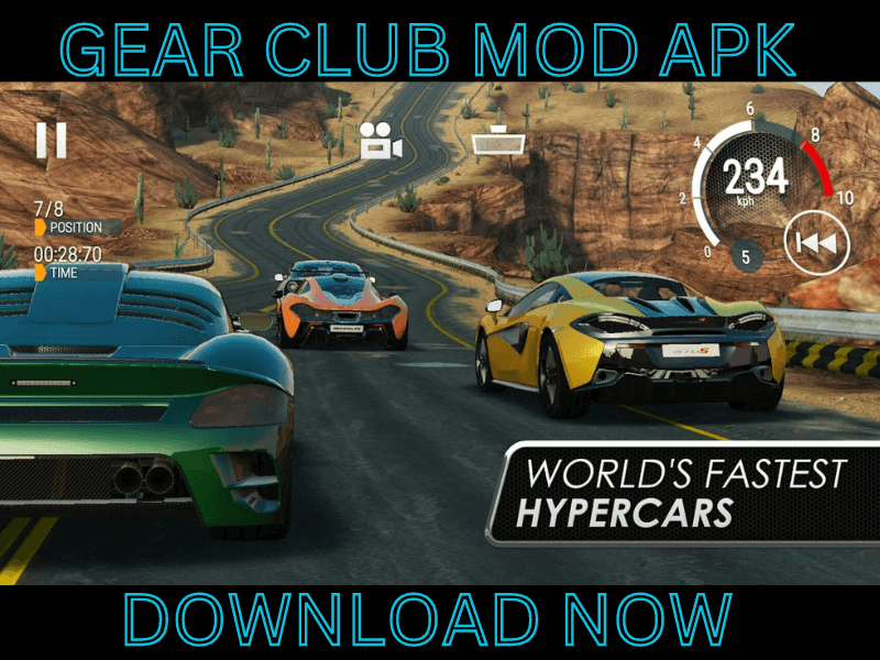 Gear Club Mod APK 2024 Get Unlimited Cars 