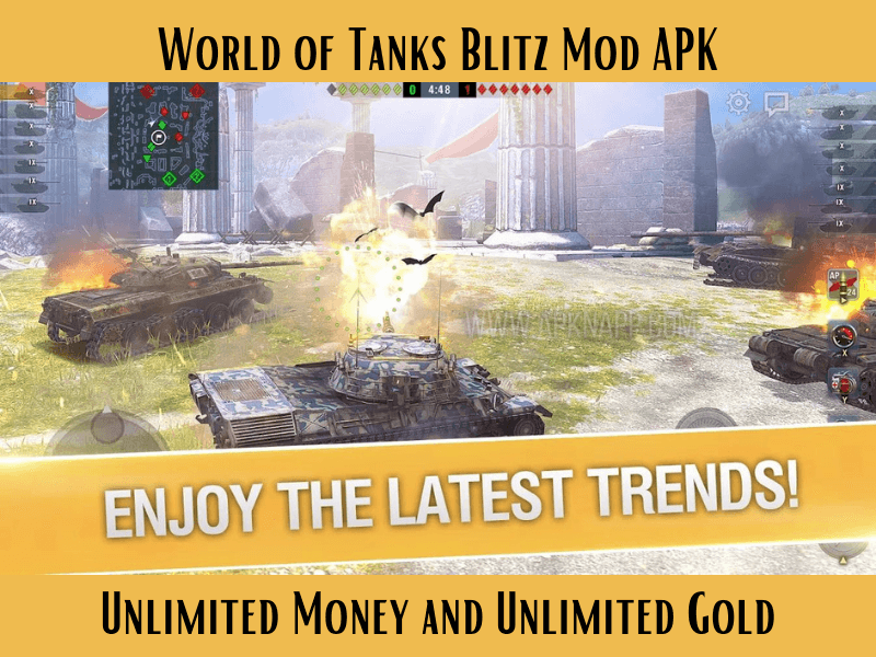 World Of Tanks Blitz Mod APK 2023-Unlimited Money/Unlock All Tanks